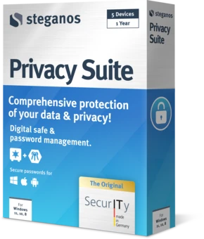 Steganos Privacy Suite packaging – right view